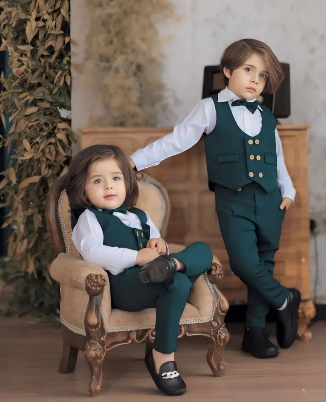 ست بیلر پاپیون پسرانه کشمیر برند شیکسون