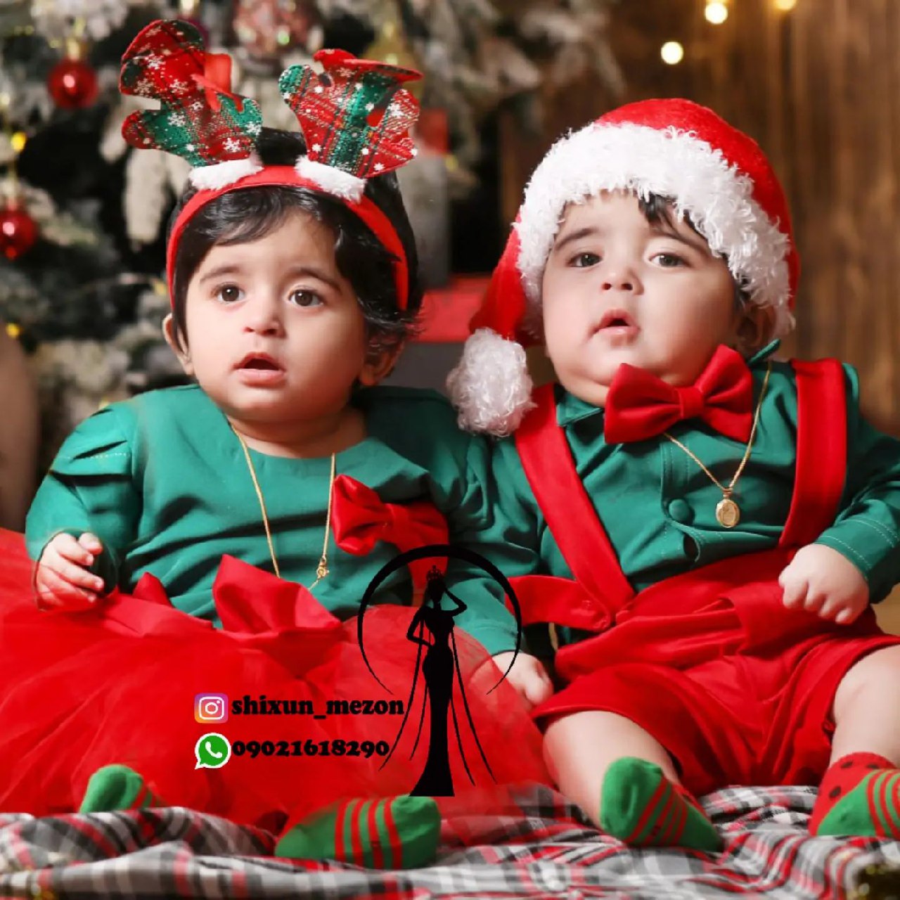 ست خواهر برادری یلدایی مدل بانو بردیا برند شیکسون