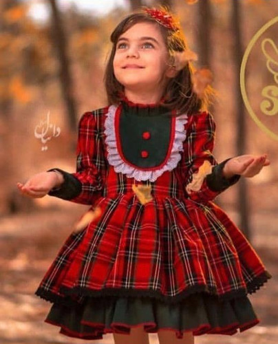 پیراهن پرنسسی کشمیر مدل نورا برند شیکسون