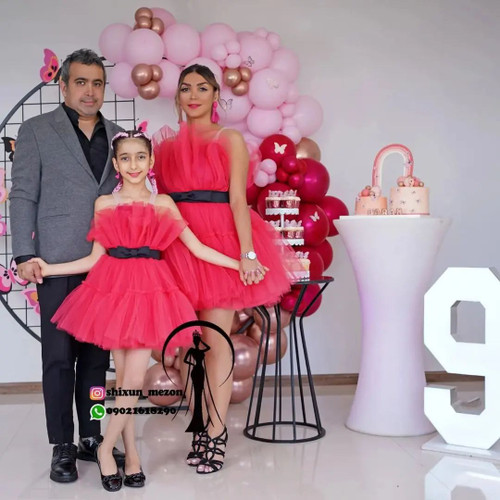 ست مادر کودک مدل گلبرگ مزون شیکسون