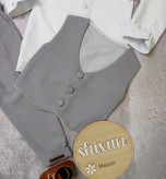 ست جلیقه شلوار ساسبندی برند شیکسون