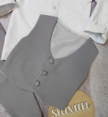 ست جلیقه شلوار ساسبندی برند شیکسون