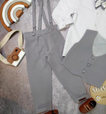 ست جلیقه شلوار ساسبندی برند شیکسون