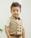 ست جلیقه شلوار ۴ تکه موهر پشمی برند شیکسون