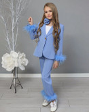 ست کتشلوار ۳ تکه دخترانه مدل دیبا