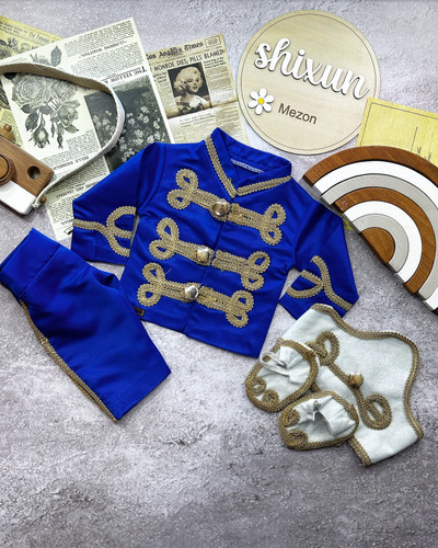 ست ۴ تکه پسرانه شاهزاده ای ساتن برند شیکسون