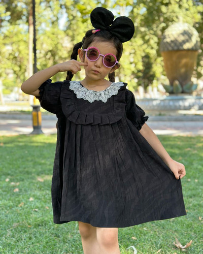 پیراهن وال دخترانه مدل بهارک برند شیکسون