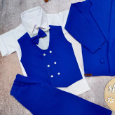 ست کتشلوار ۵ تکه پسرانه مدل آراز