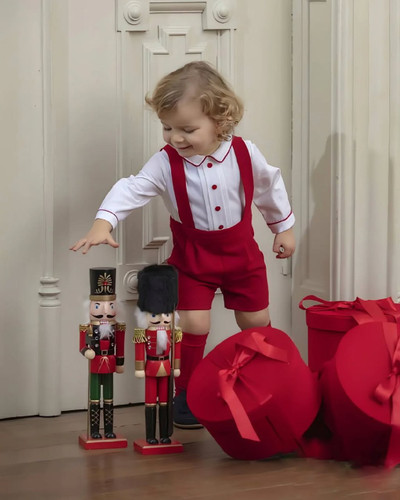 ست پیراهن شلوارک ساسبندی مدل آی سا برند شیکسون