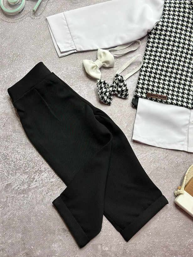 ست ۳ تکه جلیقه شلوار و شومیز دخترانه مدل زیبا برند شیکسون شیک👗✨