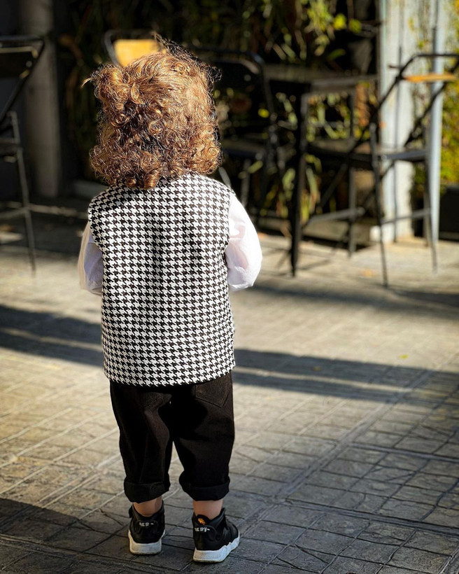 ست ۳ تکه جلیقه شلوار و شومیز دخترانه مدل سایه برند شیکسون شیک👗✨