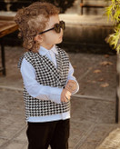 ست ۳ تکه جلیقه شلوار و شومیز دخترانه مدل سپیده برند شیکسون مجلسی👗✨