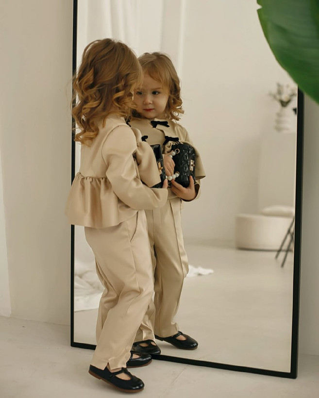 ست ۳ تکه جلیقه شلوار و شومیز دخترانه مدل مینا برند شیکسون مجلسی👗✨