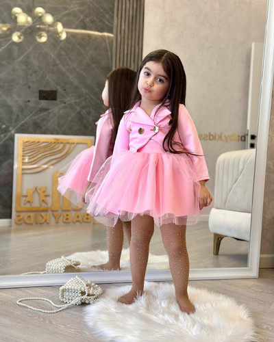 کت دامن مجلسی دخترانه مدل افرا برند شیکسون