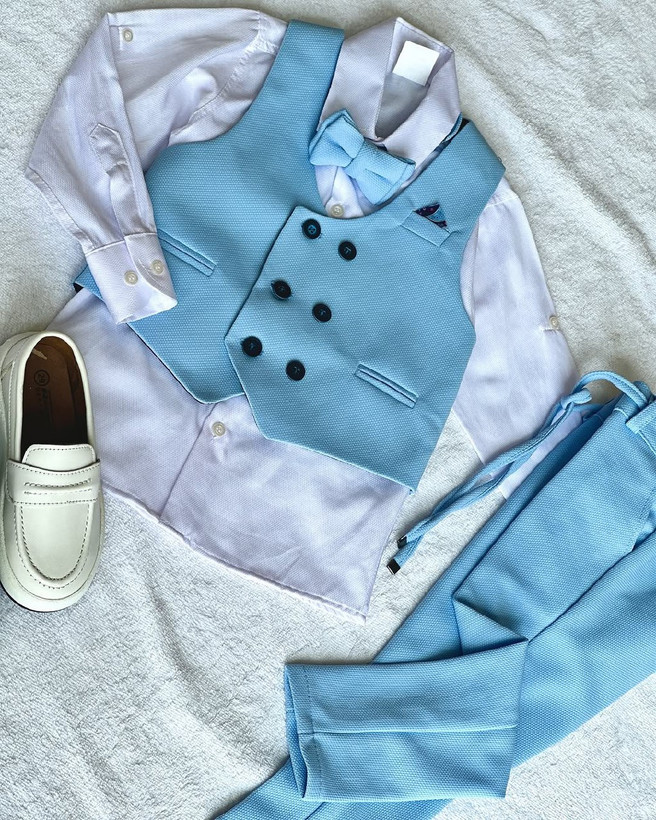 ست جلیقه شلوار ۶ دکمه مدل شاهان شیکسون نمای نزدیک