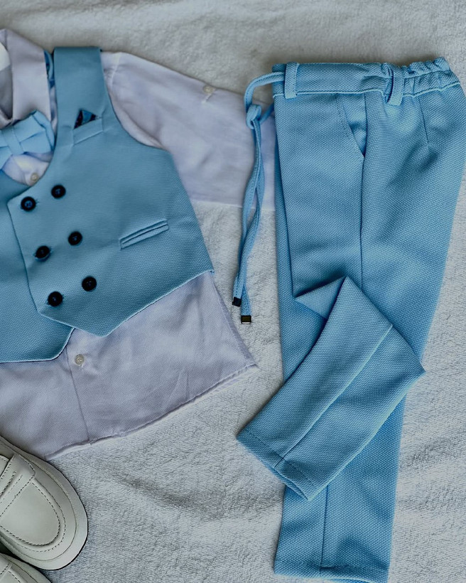 ست جلیقه شلوار ۶ دکمه مدل شاهان برند شیکسون