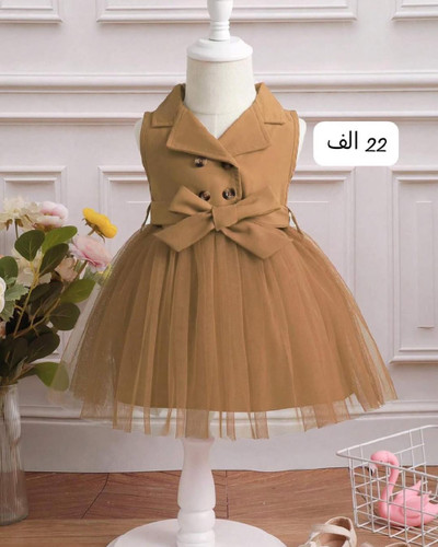 پیراهن دخترانه مدل نسترن برند شیکسون - ست دخترانه شیکسون
