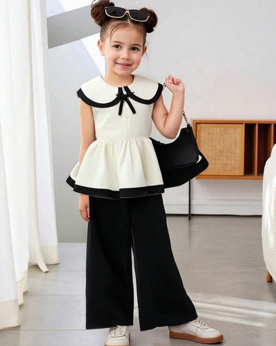 شومیز شلوار ۲ تکه دخترانه مدل ماهک برند شیکسون