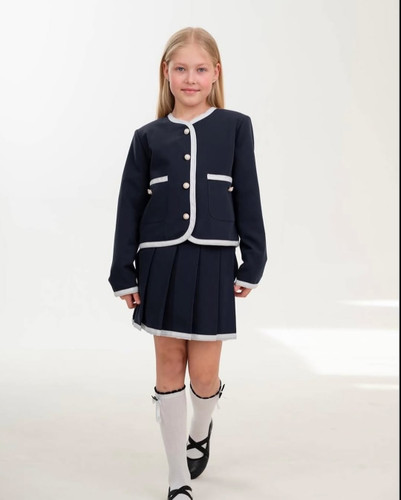 ست کت دامن ۲ تکه دخترانه مدل بهین برند شیکسون